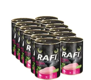RAFI Cat Adult pulykával 12x400g Outlet