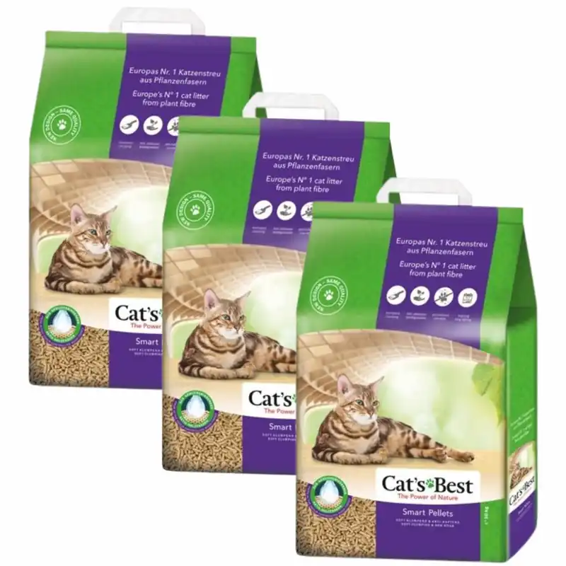 Biztonságos fizetés Rettenmaier Polska JRS Cats Best Smart Pellet 3x20 l/10 kg