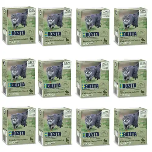 BOZITA Macskanyúl mártásban 12x370g Expressz kézbesítés