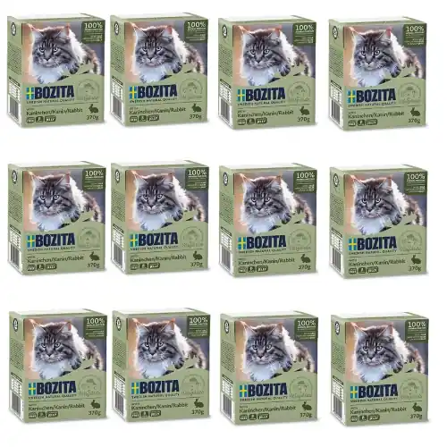 BOZITA Cat Rabbit Jelly 12x370g Kihagyhatatlan ajánlat
