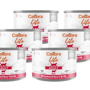 Olcsó CALIBRA Cat Adult Life marhahúsos 6x200g