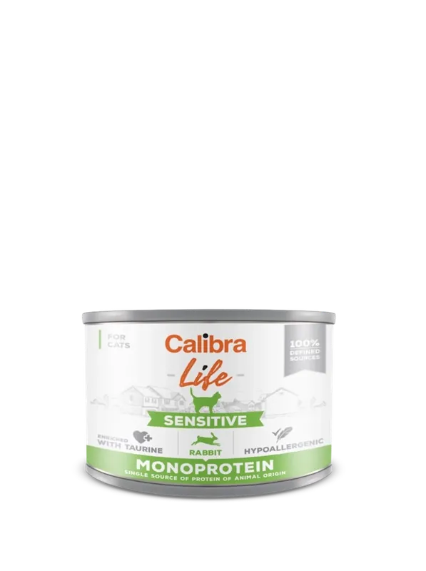 CALIBRA Cat Life Sensitive Nyúl 200 g Ne maradj le