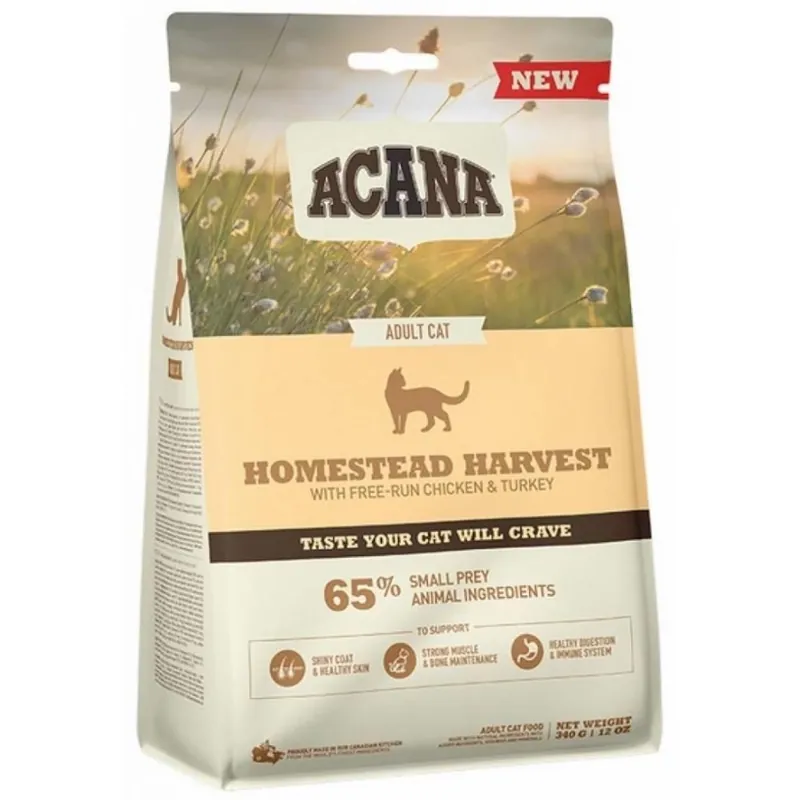 Acana Homestead Harvest macskaeledel 340 g Expressz kézbesítés