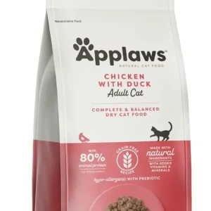 Applaws Adult Chicken with Extra Duck száraz macskaeledel 7,5 kg Bestseller