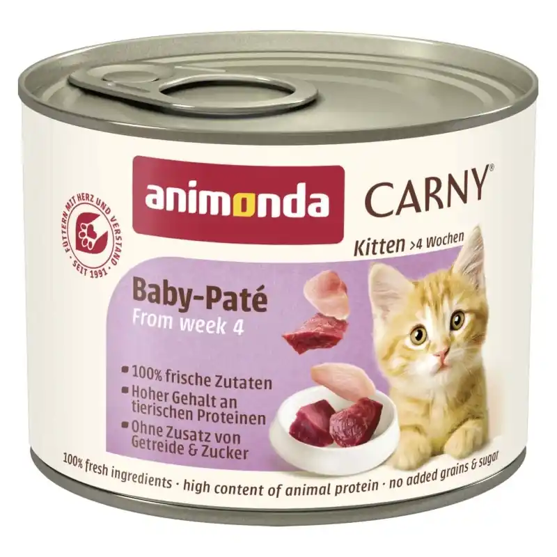 Animonda Cat Carny Kitten Baby Pate 200 g Kedvezményes ár