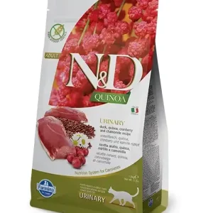 Alacsony ár Farmina N&D Quinoa Feline Urinary Duck 5 kg