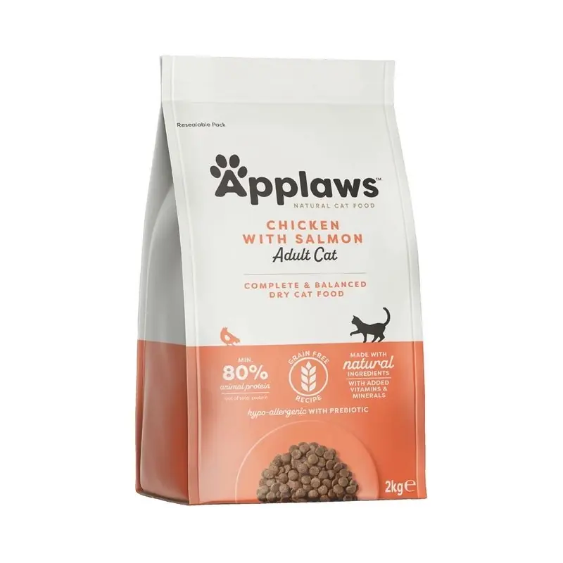 Applaws Adult Csirke extra lazaccal száraz macskaeledel 2 kg Szezonális akció