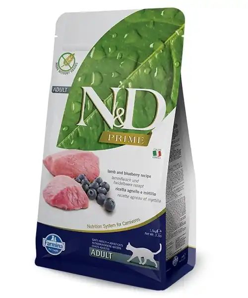 Ajánlat Farmina N&D Prime Feline Adult Lamb & Blueberry 5 kg