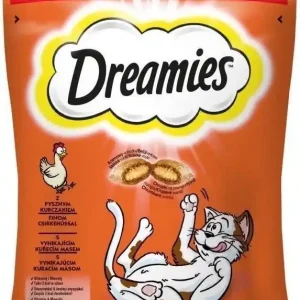 DREAMIES macskaeledel csirkével 180 g Nézd meg most