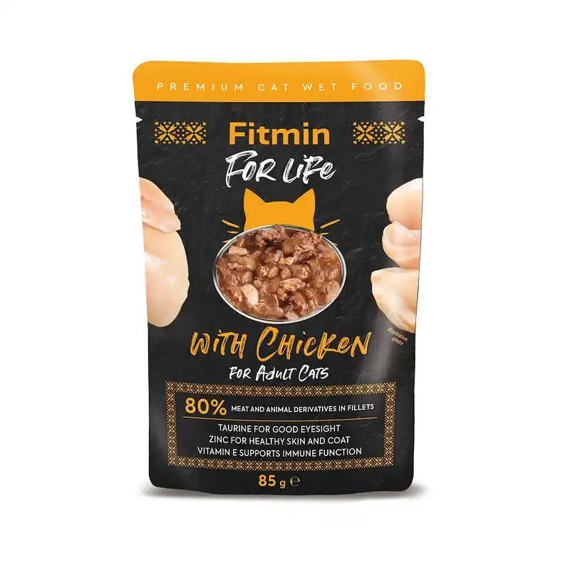 Ajánlat Fitmin Cat For Life Adult Csirke 85 g