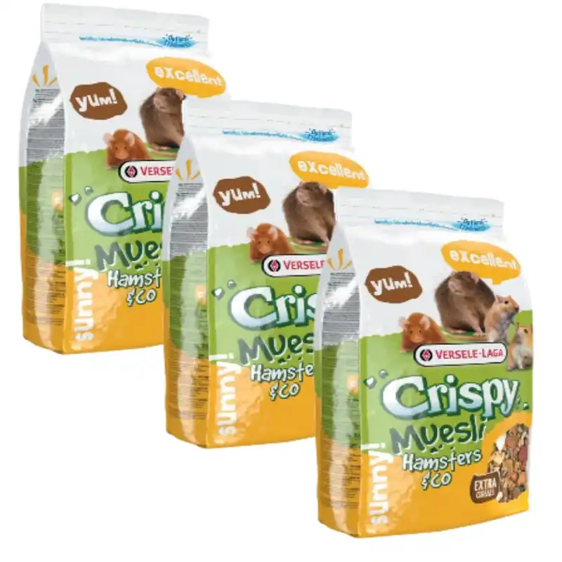 Kedvezményes ár VERSELE-LAGA Ropogós müzli - Hörcsög&Co 3x400g