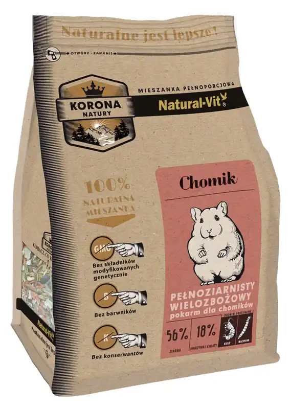 KORONA NATURY Natural-Vit hörcsögeledel 750g Akciós ár