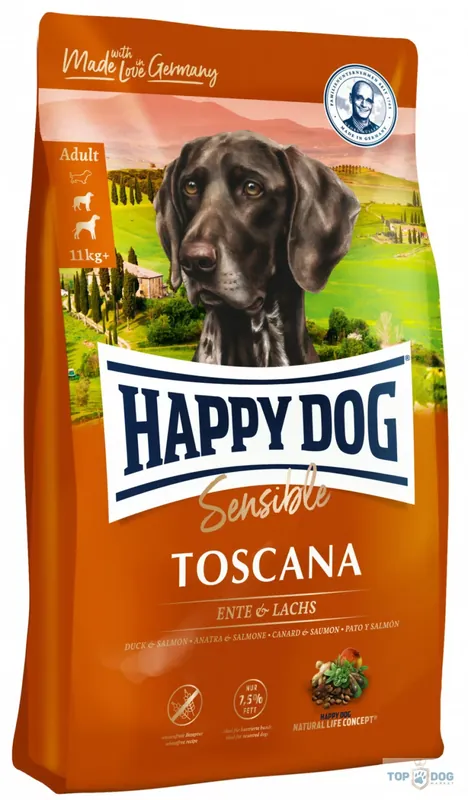 Ne maradj le Happy Dog Sensible Toscana Kacsával 1kg