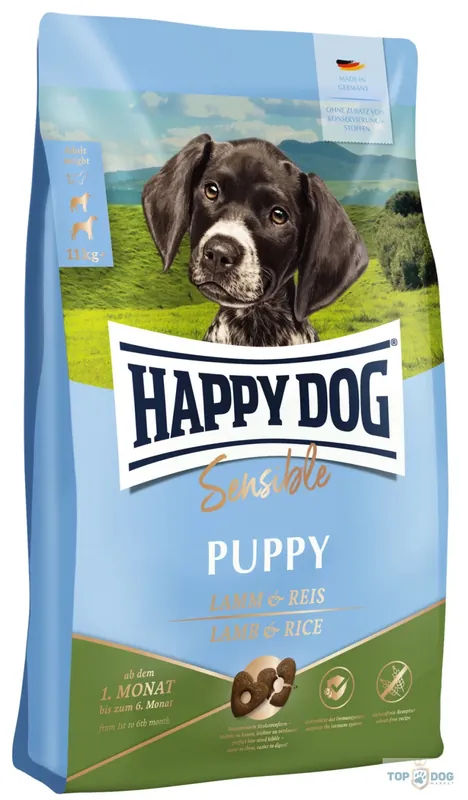 Kihagyhatatlan ajánlat Happy Dog Puppy Lamb Rice 4kg
