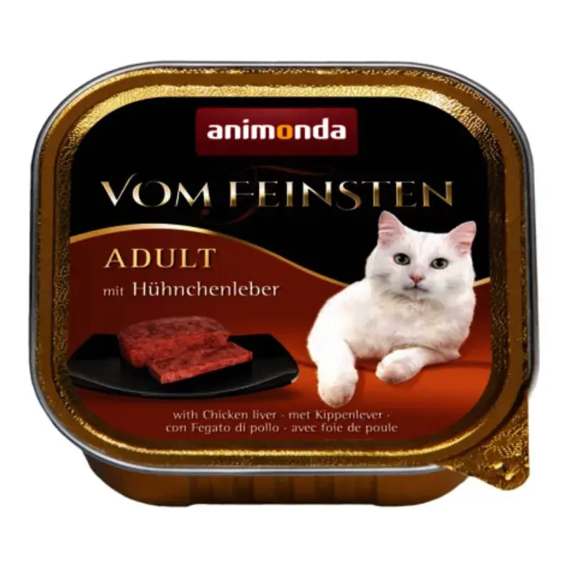 Olcsóbb Animonda Vom Feinsten Cat csirkemáj alutálkás 100g