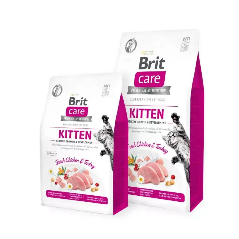 Biztonságos fizetés Brit Care Cat Kitten Csirke+Pulyka 400gr