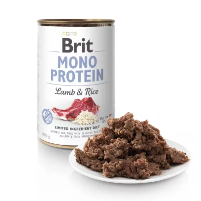 Brit Mono Protein Lamb&Rice konzerv 400gr Biztonságos vásárlás