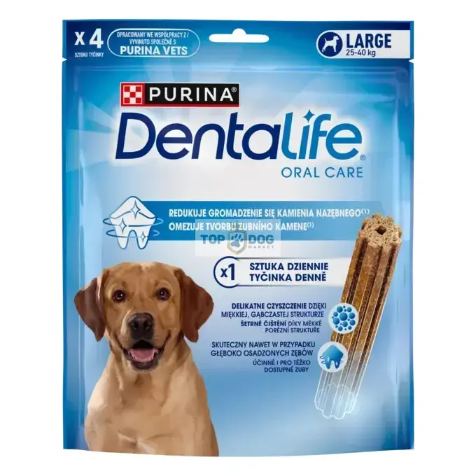 Szezonális akció DENTALIFE Large 25-40KG FOGÁPOLÓ STICK Nagy TESTŰ KUTYÁKNAK