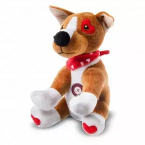 Puha plüss kutya 23cm Jk 46117 Akció
