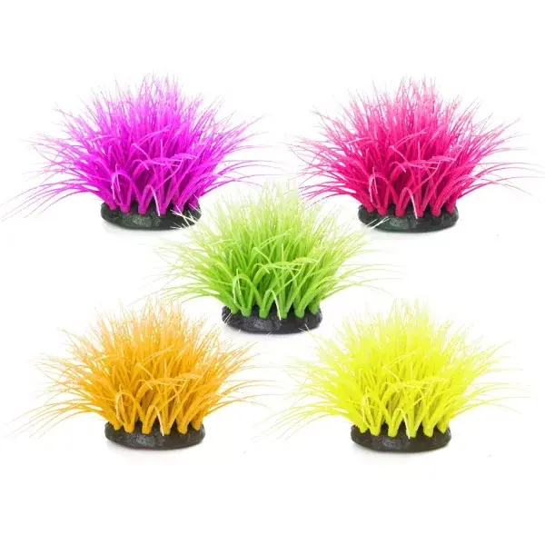 Akváriumdísz Fluoreszkáló Eleocharis 15*8cm /1db Biztonságos fizetés