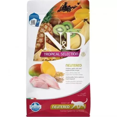 N&D Cat Tropical Chicken Neutered Adult 300gr Árcsökkenés