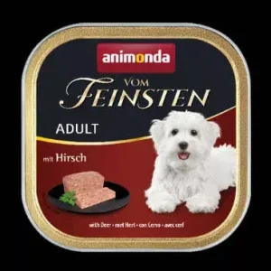 Szezonális akció Animonda Vom Feinsten Adult (szarvas) alutálkás - Felnőtt kutyák részére (150g)