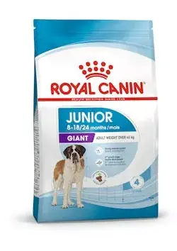 Royal Canin Giant Junior 15kg Óriástestű kutyák számára (45 kg-os felnőttkori testtömeg felett) 8-18/24 hónapos kor között Ne maradj le