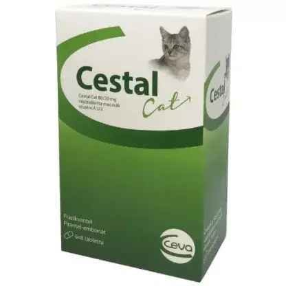 Cestal Cat féregtelenítő Rágótabletta macskák részére 2db/doboz Csak ma