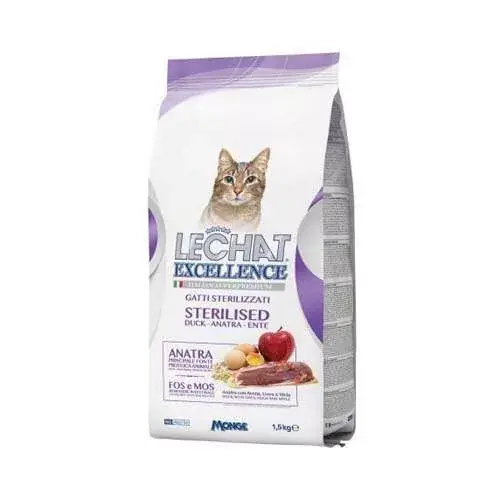 LeChat EXCELLENCE 1,5kg Steril Csirke ivartalanított macskáknak Vásárlói kedvenc