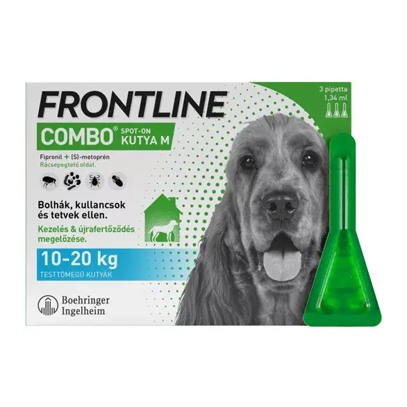 Utolsó esély FRONTLINE Combo® Kutya 10-20 kg (3 pipetta/dob)