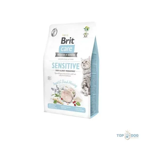 Azonnal elérhető Brit Care Cat Sensitive Allergy Management (Insect&Herring) 2kg
