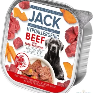 Jack Hipoallergén pástétom 150g Marhahús édesburgonyával Akció