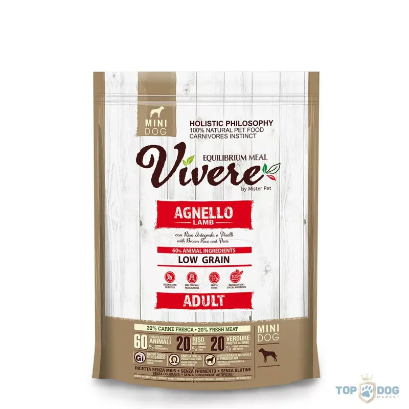 Vivere Adult Mini Lamb 3kg Akció