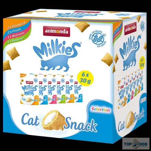 Animonda Milkies Multi-pack töltött párnácska - jutalomfalat - Macskák részére (6x30g) Ne maradj le