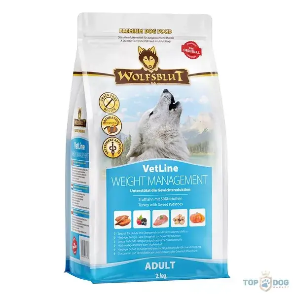 Wolfsblut VetLine Weight Management Pulykahús száraz kutyatáp 2 kg Ne maradj le