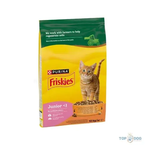 FRISKIES 2x10kg Junior csirke és pulyka száraz eledel kölyökmacskáknak Ne maradj le