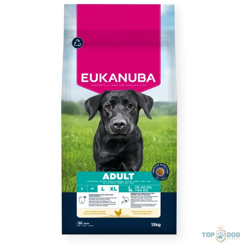 Eukanuba Adult Large kutyatáp 15+3kg Legnépszerűbb