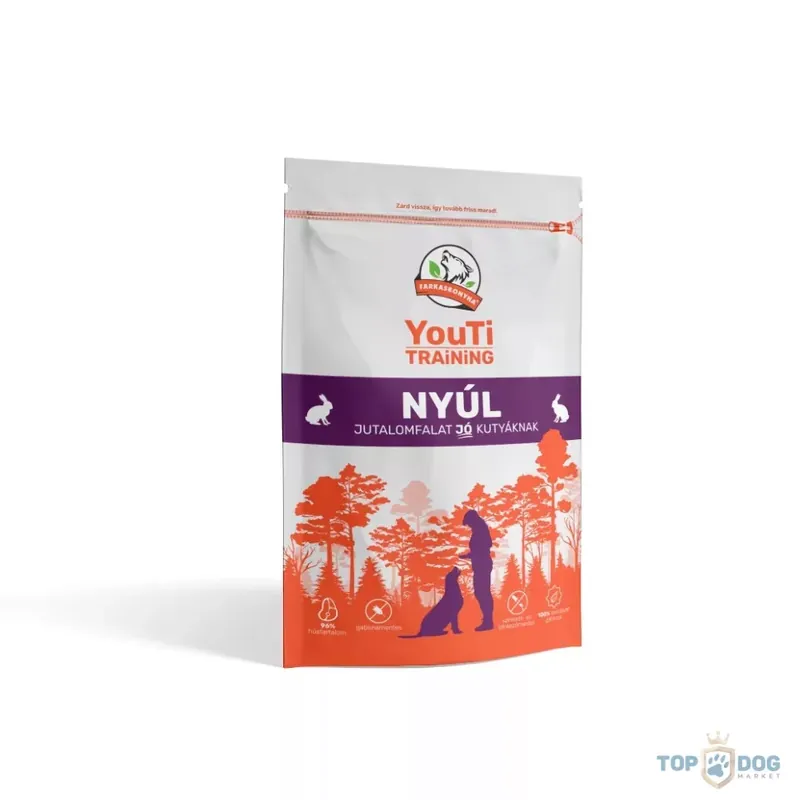 YouTi Training Nyúl jutalomfalat 100g Legkelendőbb