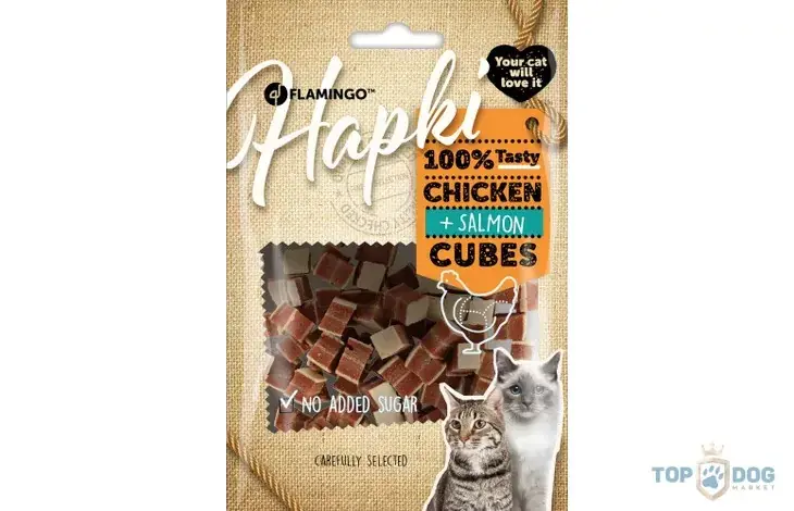 Flamingo Hapki Lazac-Csirke kocka 50gr 561529 Bestseller