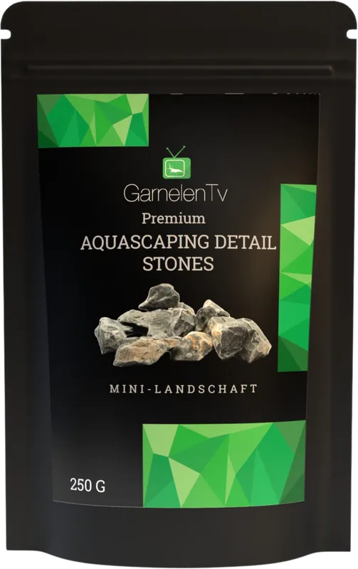 Expressz szállítás Garnelen TV Premium Aquascaping Detail Stones "Mini Landscape" 8-16 mm, 250 g