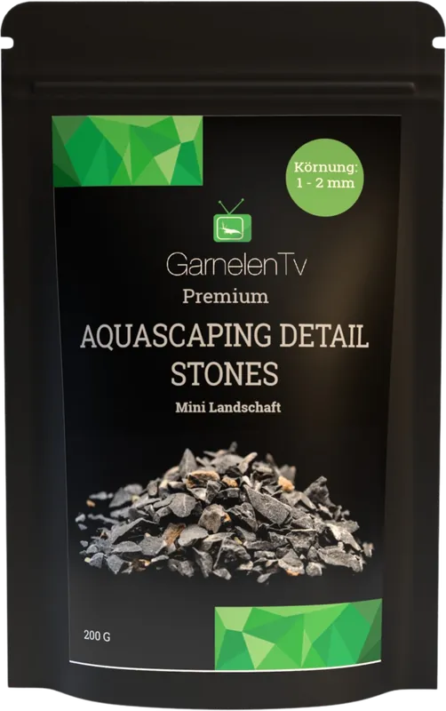 Gyors szállítás Garnelen TV Premium Aquascaping Detail Stones "Mini Landscape" 1-2 mm, 200 g