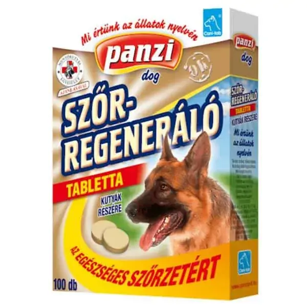 Panzi Szőrregeneráló tabletta kutyáknak 100db Akció