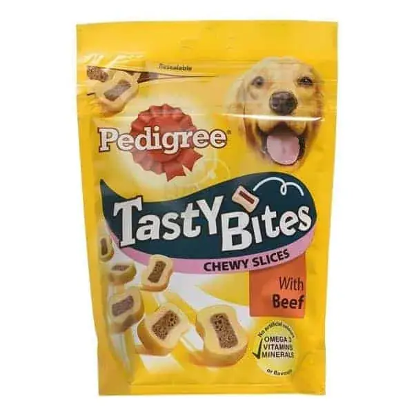 Ajánlat PEDIGREE TASTY BITES - CHEWY SLICE Marhás 55g