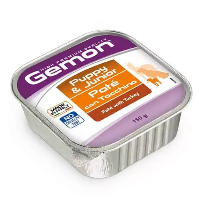 Gemon Dog Alutálkás Puppy & Junior Paté Pulykával 150g Expressz szállítás
