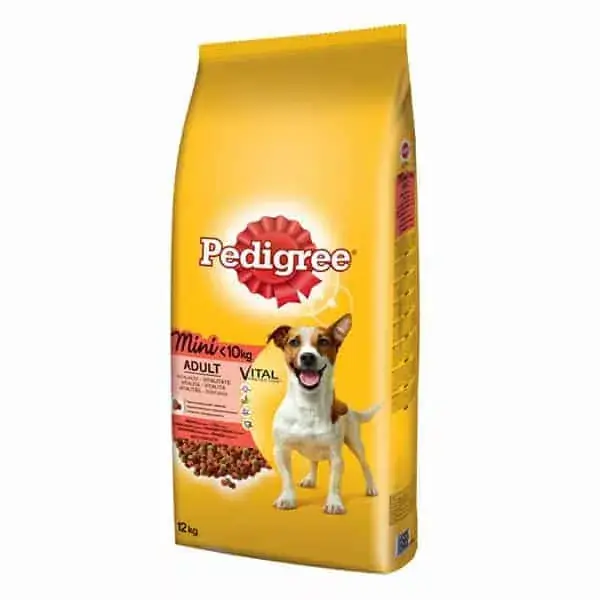 PEDIGREE Mini Adult szárazeledel marhahússal és zöldségekkel 12kg Akciós ár