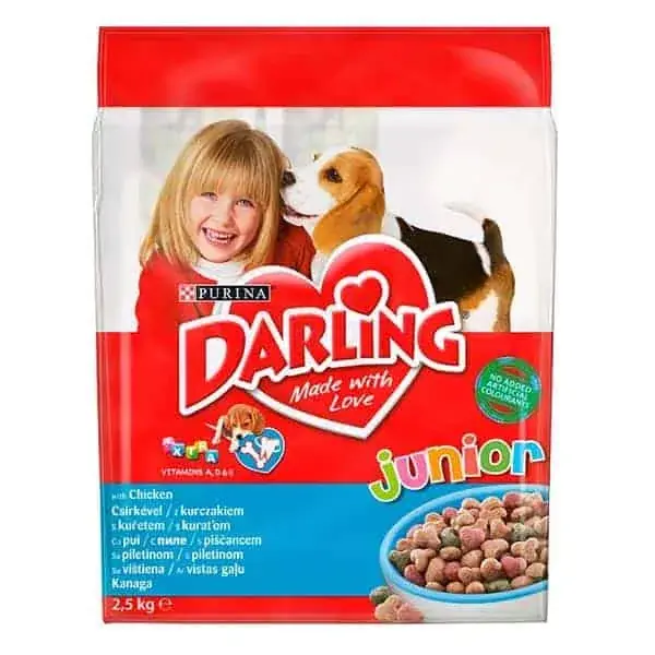 Szezonális akció DARLING JUNIOR Csirkés ízesítésű 2,5kg