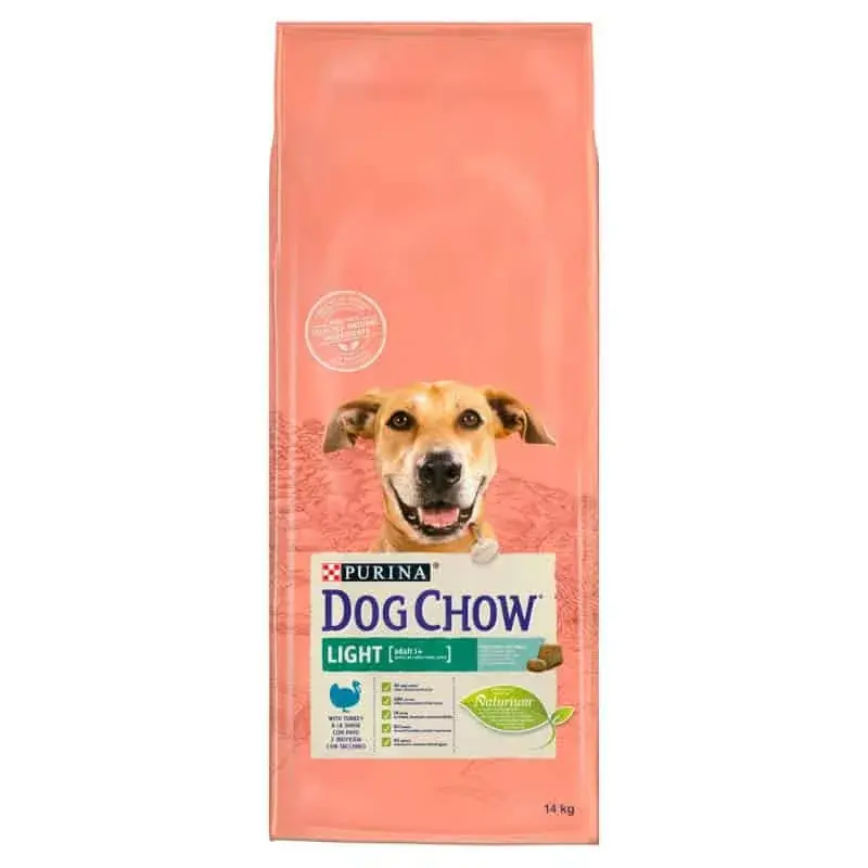 Dog Chow Light száraz kutyaeledel pulykával 14kg Exkluzív ajánlat
