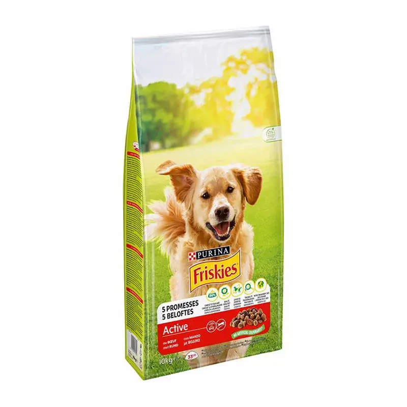 Szuper ajánlat FRISKIES Active kutyaeledel Marhahús 15kg