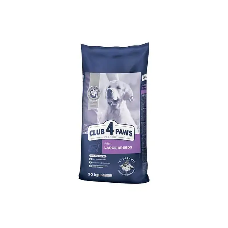 CLUB 4 PAWS PREMIUM DOG LARGE SZÁRAZ TÁP CSIRKE 20KG Olcsó