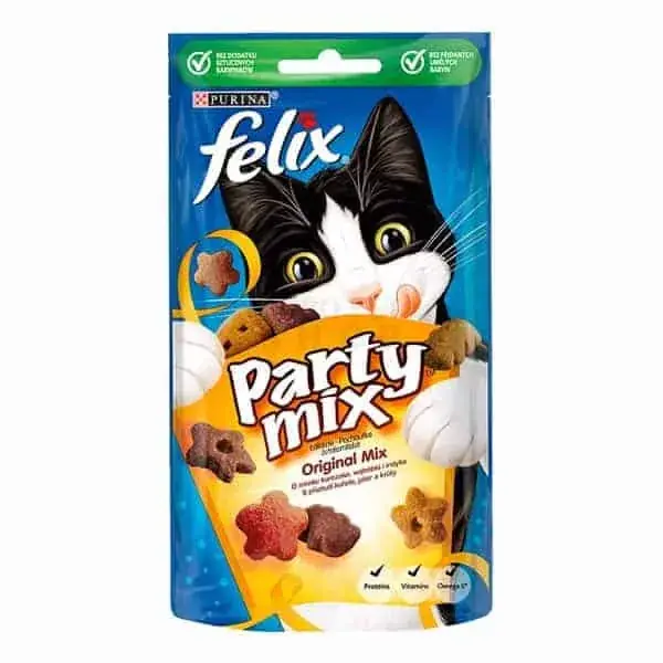 FELIX Party Mix 60g Original - Ízletes jutalomfalat macskáknak Kiárusítás